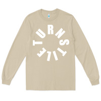Mushroom TURNSTILE WHITE ON BLACK. Long Sleeve Tee - artisFamous