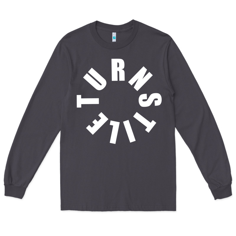 Turnstile White On Black. Long Sleeve Tee by artisFamous | Teevron
