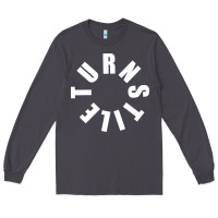 Smoke TURNSTILE WHITE ON BLACK. Long Sleeve Tee - artisFamous