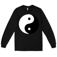 Black Yin and yang Long Sleeve Tee - artisFamous