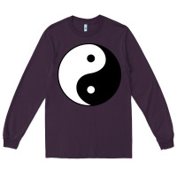 Plum Yin and yang Long Sleeve Tee - artisFamous