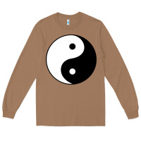 Toasted Coconut Yin and yang Long Sleeve Tee - artisFamous