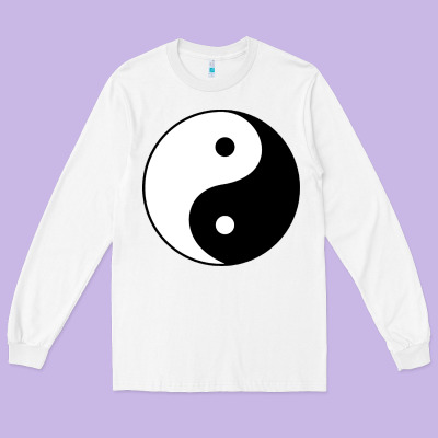 Yin And Yang Long Sleeve Tee Designed By Artisfamous