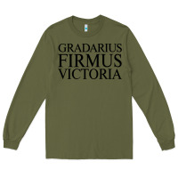Army Green gradarius firmus victoria Long Sleeve Tee - artisFamous