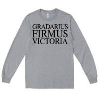 Heather Grey gradarius firmus victoria Long Sleeve Tee - artisFamous