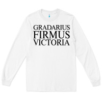 White gradarius firmus victoria Long Sleeve Tee - artisFamous