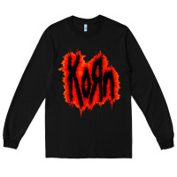 Black vintage kor'n Long Sleeve Tee - artisFamous