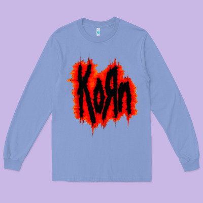 Vintage Kor'n Long Sleeve Tee Designed By Artisfamous