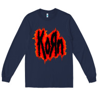 Navy vintage kor'n Long Sleeve Tee - artisFamous