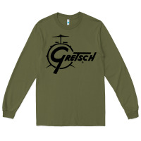 Army Green gretsch Long Sleeve Tee - artisFamous