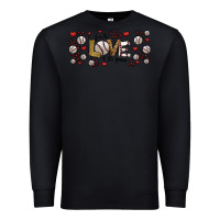 Black for the love of the game baseball Premium Sweatshirt - Jasminsmagicworld