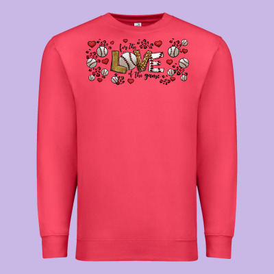 For The Love Of The Game Baseball Premium Sweatshirt Designed By Jasminsmagicworld