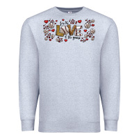 Heather Grey for the love of the game baseball Premium Sweatshirt - Jasminsmagicworld
