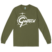 Army Green gretsch Long Sleeve Tee - artisFamous