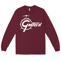 Burgundy gretsch Long Sleeve Tee - artisFamous