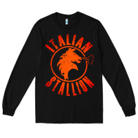 Black italian stallion Long Sleeve Tee - artisFamous