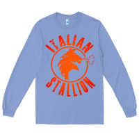 Colony Blue italian stallion Long Sleeve Tee - artisFamous