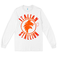 White italian stallion Long Sleeve Tee - artisFamous