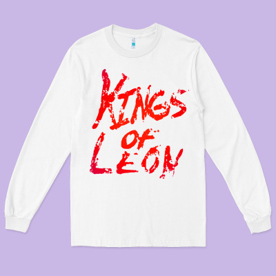 Kings Of Leon Long Sleeve Tee Designed By Artisfamous