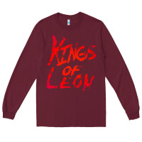 Burgundy kings of leon Long Sleeve Tee - artisFamous