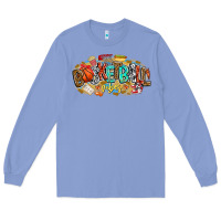 Colony Blue basketball vibes Long Sleeve Tee - CowhideDigitalArt