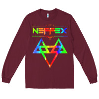 Burgundy neffex Long Sleeve Tee - artisFamous