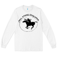 White neil young Long Sleeve Tee - artisFamous