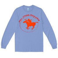 Colony Blue neil young Long Sleeve Tee - artisFamous