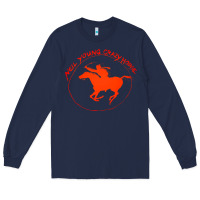 Navy neil young Long Sleeve Tee - artisFamous