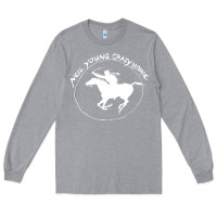 Heather Grey neil young Long Sleeve Tee - artisFamous