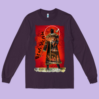 Vintage Candyman Be My Victim Halloween Long Sleeve Tee Designed By Artisfamous