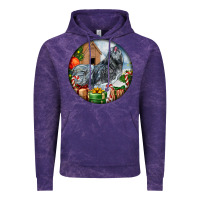 Cloud Purple ameraucana rooster christmas Vintage Hoodie - LillyAllenDesigns