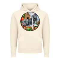 Vintage Artic ameraucana rooster christmas Vintage Hoodie - LillyAllenDesigns