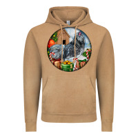Vintage Camel ameraucana rooster christmas Vintage Hoodie - LillyAllenDesigns