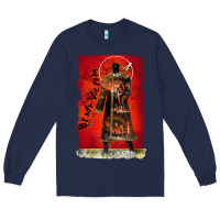 Navy vintage candyman be my victim halloween Long Sleeve Tee - artisFamous