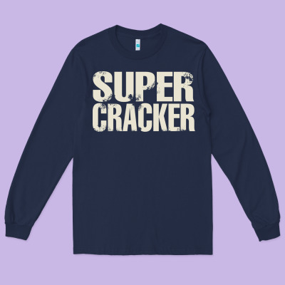 Super Cracker Long Sleeve Tee Designed By Artisfamous