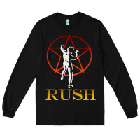 Black rush vintage starman unisex Long Sleeve Tee - artisFamous