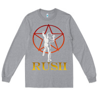 Heather Grey rush vintage starman unisex Long Sleeve Tee - artisFamous