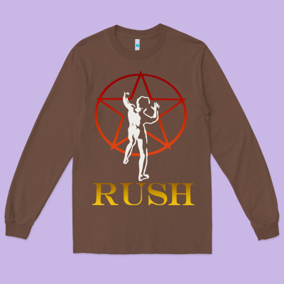 Rush Vintage Starman Unisex Long Sleeve Tee Designed By Artisfamous