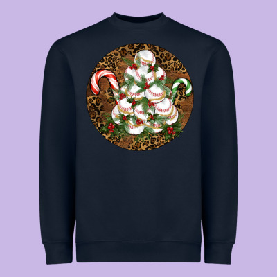 Merry Christmas Baseball Heavyweight Sweatshirt Designed By Ranaportraitstore