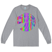 Heather Grey reflective 7 lions Long Sleeve Tee - artisFamous