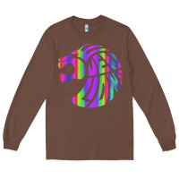 Chestnut reflective 7 lions Long Sleeve Tee - artisFamous