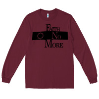 Burgundy faith no more Long Sleeve Tee - artisFamous