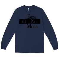 Navy faith no more Long Sleeve Tee - artisFamous