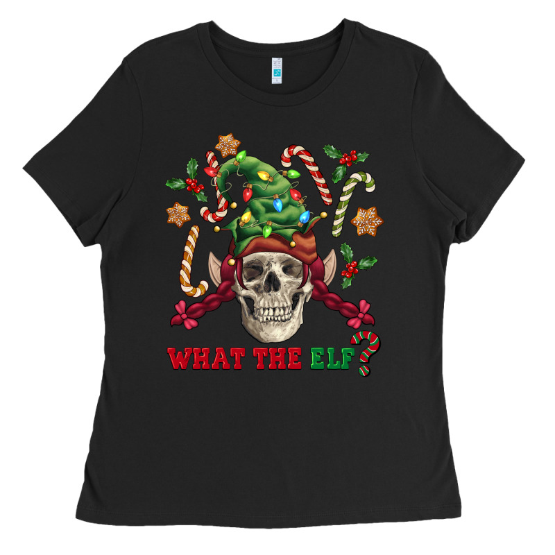 What The Elf Skull Ladies Tee by FaDigitalArtStudio | Teevron