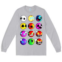 Moon Dust geometry dash difficulty  faces Long Sleeve Tee - artisFamous
