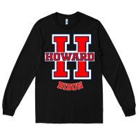 Black howard 1867 university Long Sleeve Tee - artisFamous