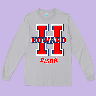 Howard 1867 University Long Sleeve Tee Designed By Artisfamous