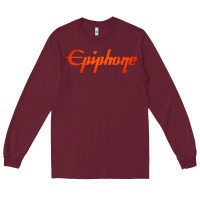 Burgundy epiphone Long Sleeve Tee - artisFamous