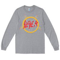 Heather Grey heavy metal Long Sleeve Tee - artisFamous
